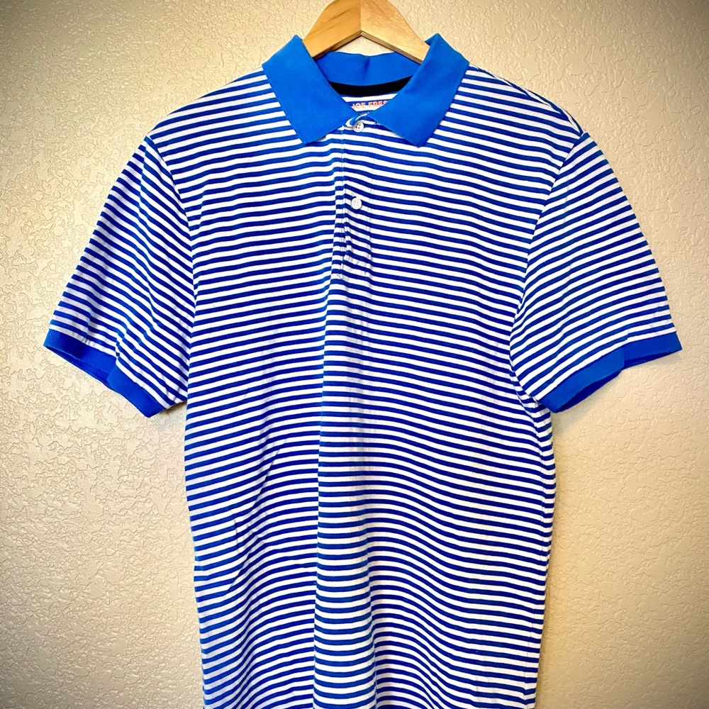 Men’s Joe Fresh L striped polo.